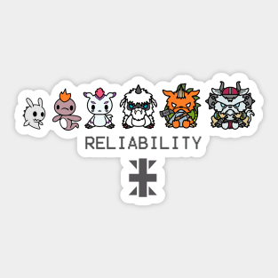 RELIABILITY Sticker